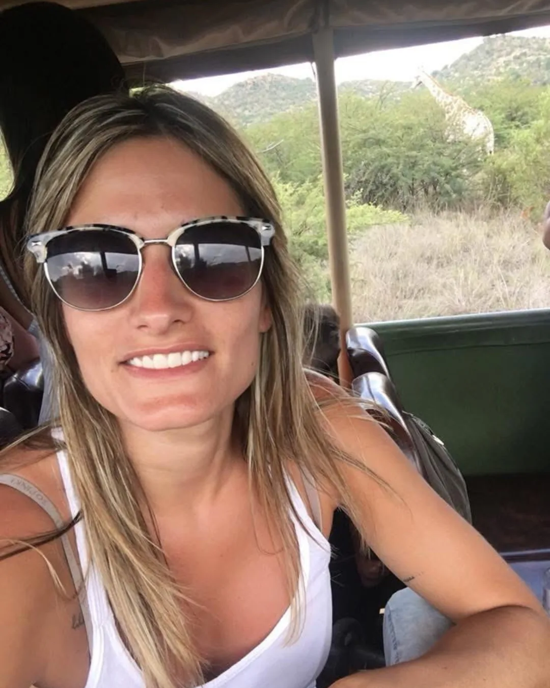 Jimena viajando